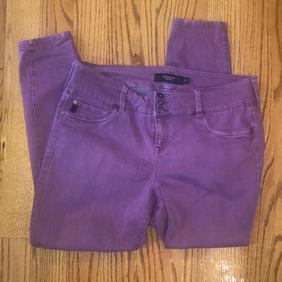 torrid Denim - Purple Torrid Jegging Jeans